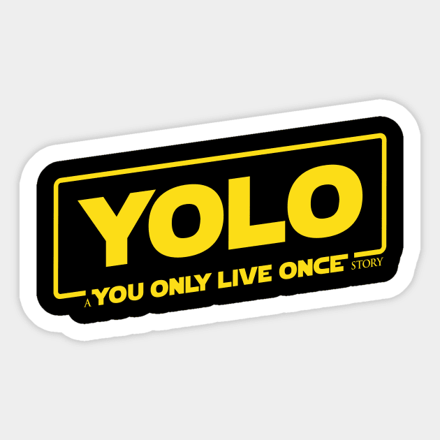 YOLO - A You Only Live Once Story Sticker by RetroReview